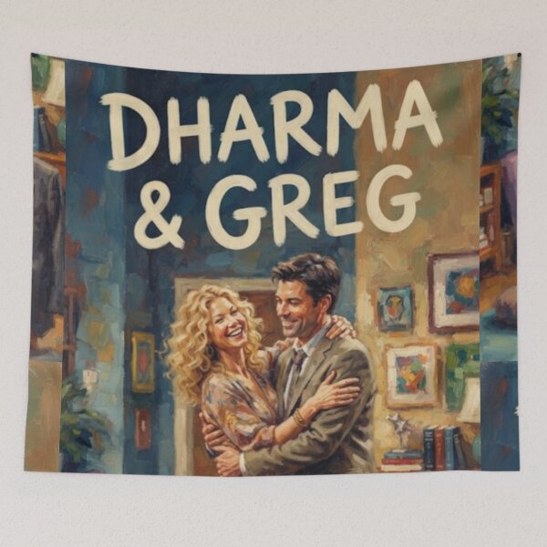 Item preview, Dharma & Greg Fine Art Tribute designed and sold by Art's Diner.