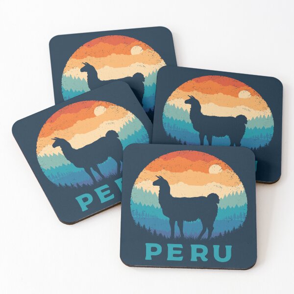Artikelvorschau, Retro-Lama - Peru entworfen und verkauft von TigerTom Design.