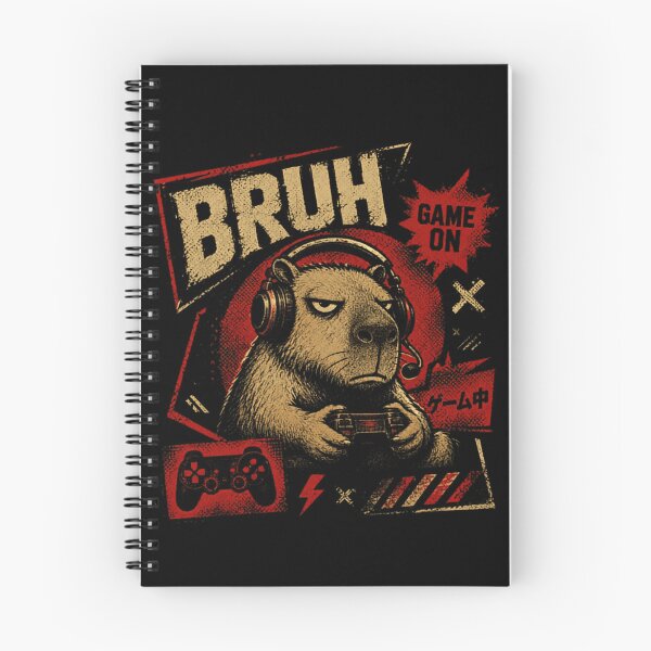 Item preview, Bruh Game On Capybara Gamer Gaming Video Game Fan designed and sold by JonesFlora2025.