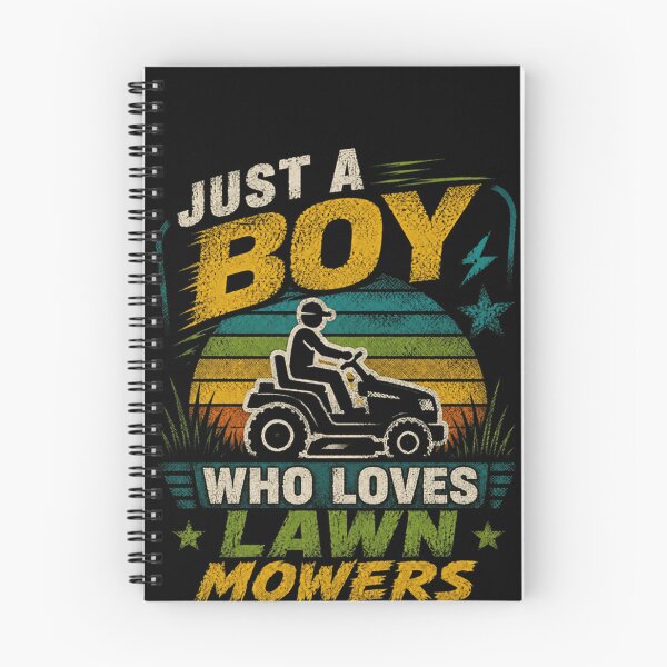 Item preview, Just A Boy Who Loves Lawn Mowers Lawn Care Mowing Enthusiast designed and sold by RetroMini2026.