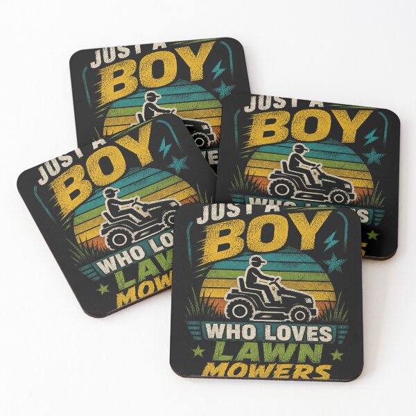 Item preview, Just A Boy Who Loves Lawn Mowers Lawn Care Mowing Enthusiast designed and sold by RetroMini2026.