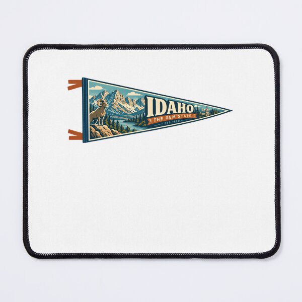 Item preview, Idaho The Gem State Est. 1890 Home State Resident Visitor Travel Nature designed and sold by Simsimah26Parks.