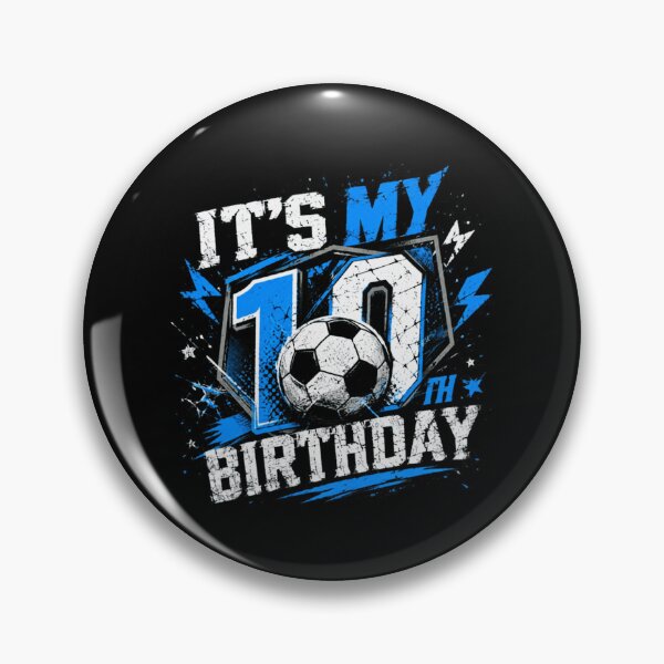 Item preview, It's My 10th Birthday Soccer Fan Ten Year Old Youth designed and sold by SkeletonsDanger.