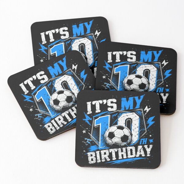 Item preview, It's My 10th Birthday Soccer Fan Ten Year Old Youth designed and sold by SkeletonsDanger.
