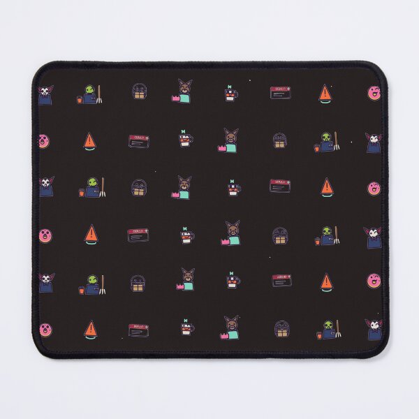 Item preview, Spooky Night Shift Office Vector Micro Icon Pattern Monster Work designed and sold by KungPowUnicorn.