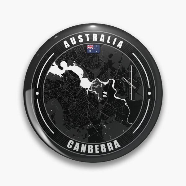 Item preview, Canberra Australia City Map  designed and sold by Thistle-TShop.