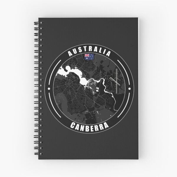 Item preview, Canberra Australia City Map  designed and sold by Thistle-TShop.