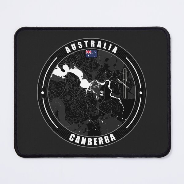 Item preview, Canberra Australia City Map designed and sold by Thistle-TShop.