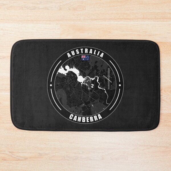 Item preview, Canberra Australia City Map  designed and sold by Thistle-TShop.