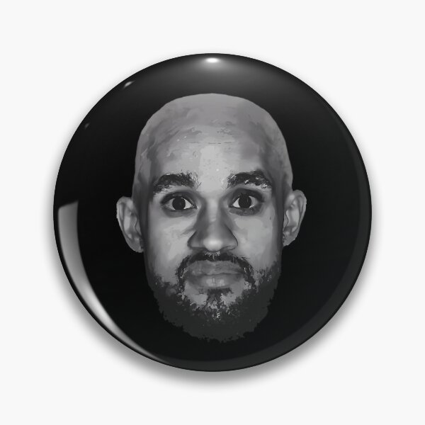 Item preview, Bald Derrick White Funny Vintage Face  designed and sold by uyenogikas.