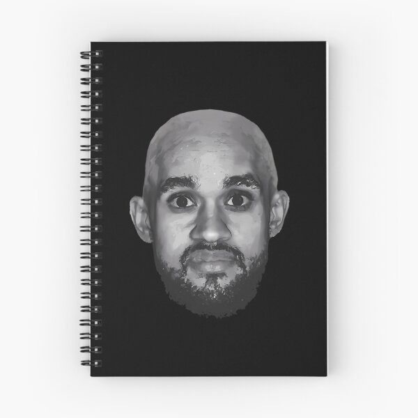 Item preview, Bald Derrick White Funny Vintage Face  designed and sold by uyenogikas.