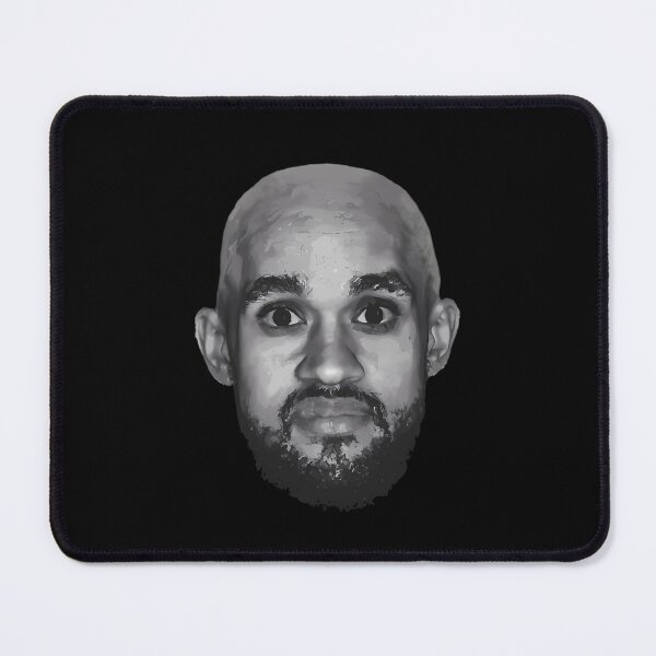 Item preview, Bald Derrick White Funny Vintage Face designed and sold by uyenogikas.