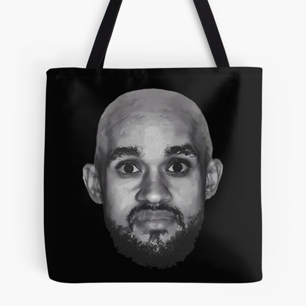 Item preview, Bald Derrick White Funny Vintage Face  designed and sold by uyenogikas.