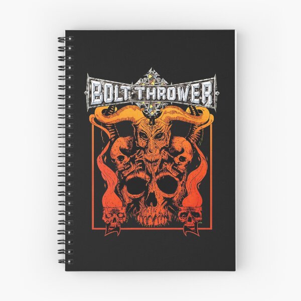 Item preview, BOLT THROWER Demonic Skull Flames Gothic Metal Logo designed and sold by ChrisSmi.