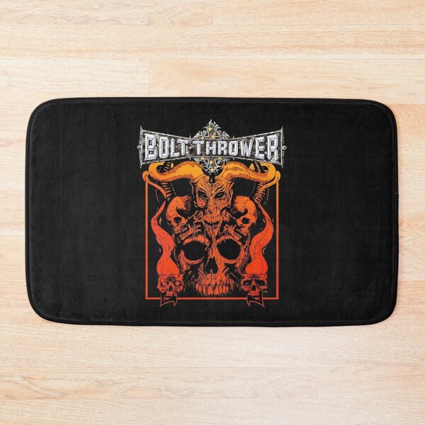 Item preview, BOLT THROWER Demonic Skull Flames Gothic Metal Logo designed and sold by ChrisSmi.