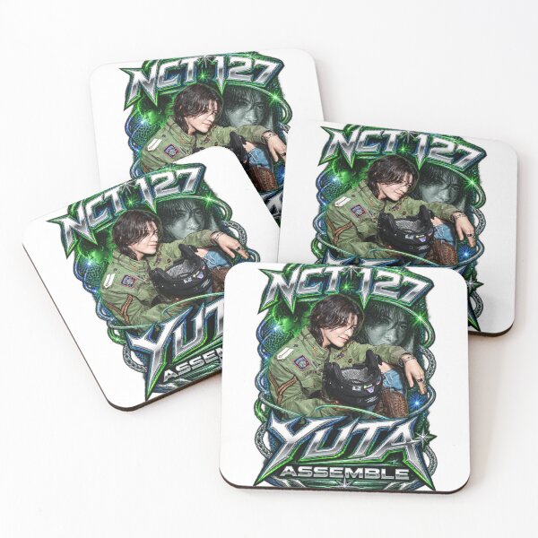 Item preview,  Blingy Yuta NCT Electric Green Tribal Chrome Graphic designed and sold by Valeree Store.