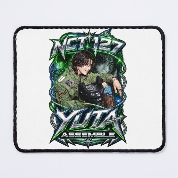 Item preview,  Blingy Yuta NCT Electric Green Tribal Chrome Graphic designed and sold by Valeree Store.