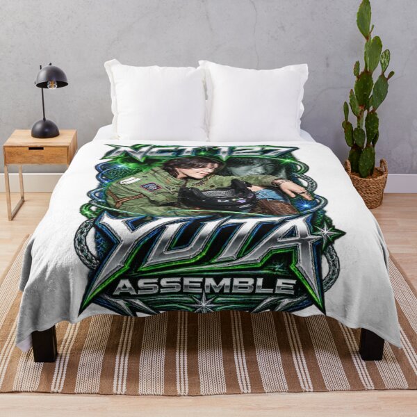 Item preview, Blingy Yuta NCT Electric Green Tribal Chrome Graphic designed and sold by Valeree Store.