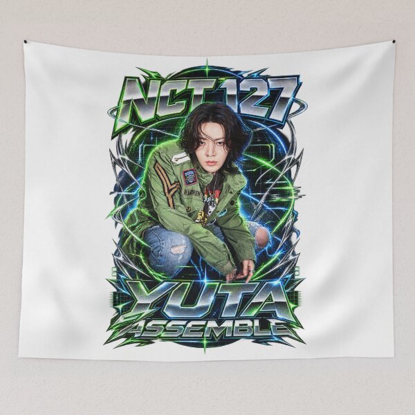 Item preview, Yuta NCT 127 Blingy Cybernetic Metal Glow Aesthetic designed and sold by Valeree Store.