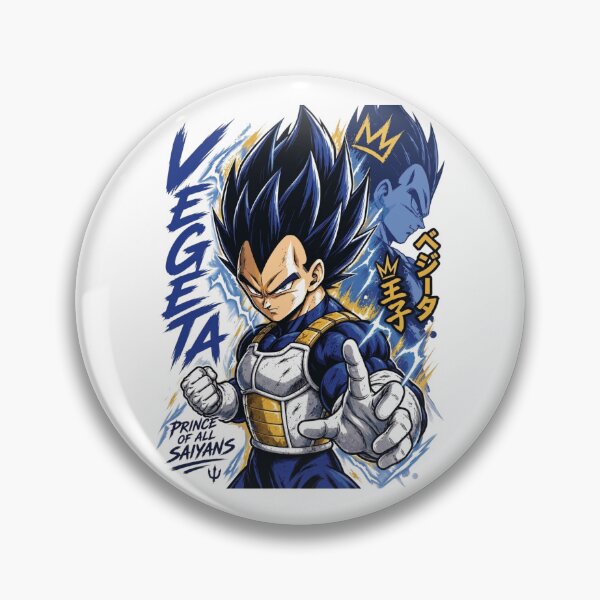 Item preview, Prince Of All Saiyans Vegeta Graphic Art designed and sold by FreakToons.