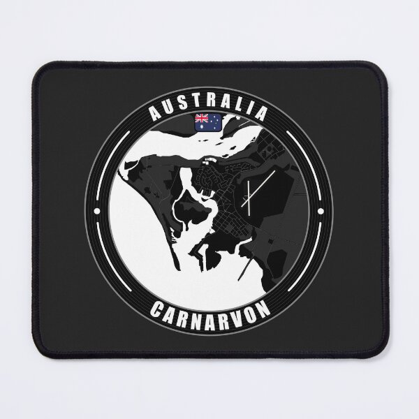 Item preview, Carnarvon Australia City Map designed and sold by Thistle-TShop.