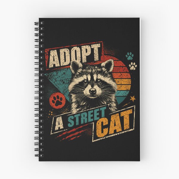 Item preview, Adopt A Street Cat Raccoon Lover Wildlife Rescue Humor designed and sold by SkeletonsDanger.