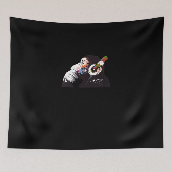 Item preview, Banksy Dj Monkey Thinker  designed and sold by ellandkytr.