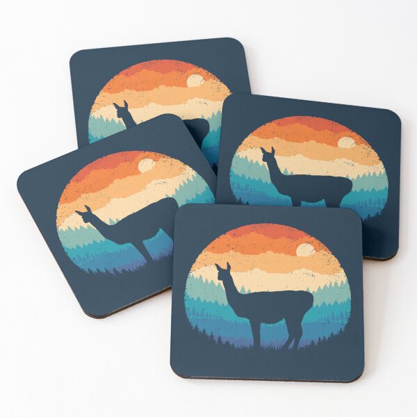 Item preview, Retro Vicuña - Guanaco designed and sold by TigerTom Design.