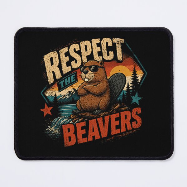 Item preview, Respect The Beavers Wildlife Animal Lover designed and sold by JonesFlora2025.