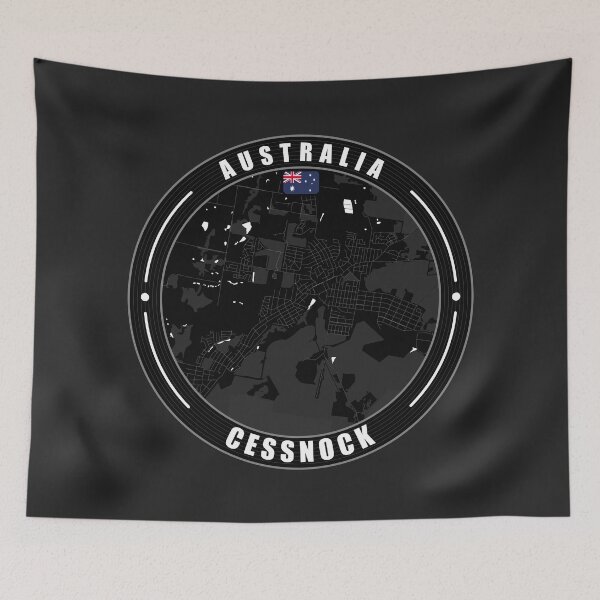 Item preview, Cessnock Australia City Map  designed and sold by Thistle-TShop.