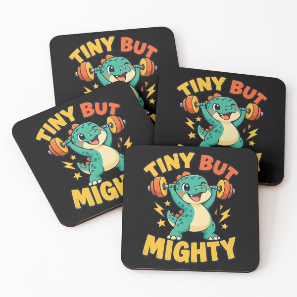 Item preview, Tiny but mighty dino power pose designed and sold by Side Quest Co..