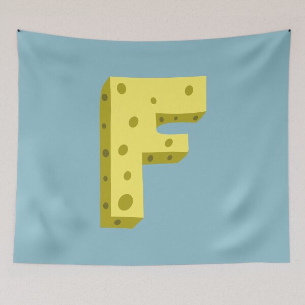 Item preview, Letter F Alphabet Fun Yellow Cartoon – Letter F for Kids designed and sold by charlypicazo.
