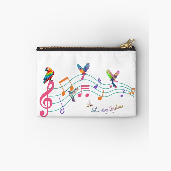 Item preview, Let's Sing Together Colorful Musical Notes and Birds designed and sold by Mazza-mazza.