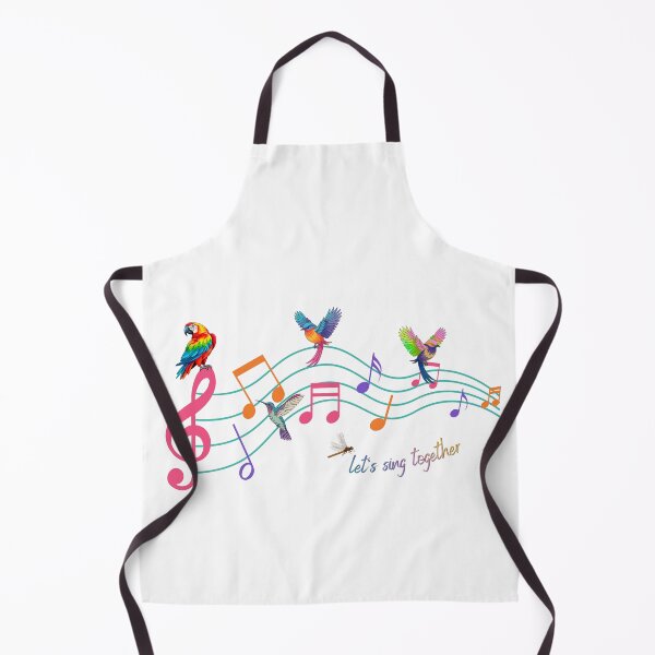 Item preview, Let's Sing Together Colorful Musical Notes and Birds designed and sold by Mazza-mazza.