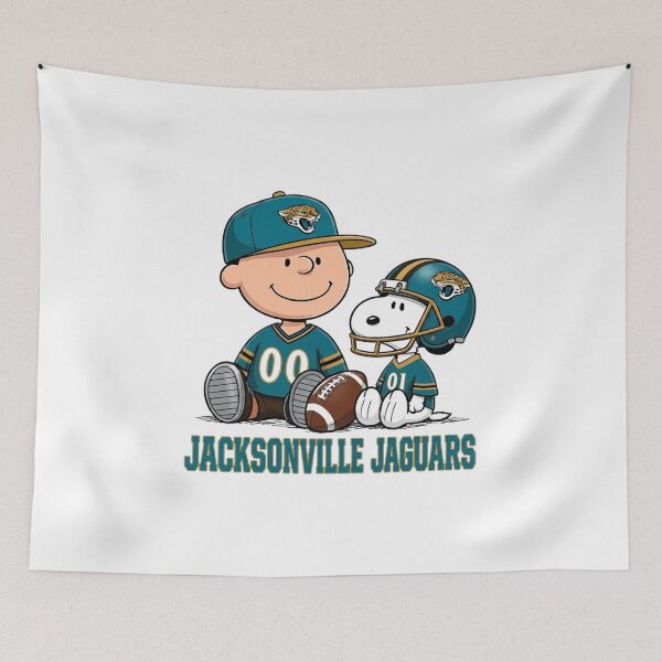 Item preview, Snoopy And Charlie Jacksonville Football Fan designed and sold by CaneufeyCip.