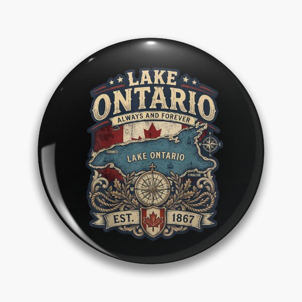Item preview, Lake Ontario Est 1867 Canadian Patriot Men Women Vintage designed and sold by NguboNorento.