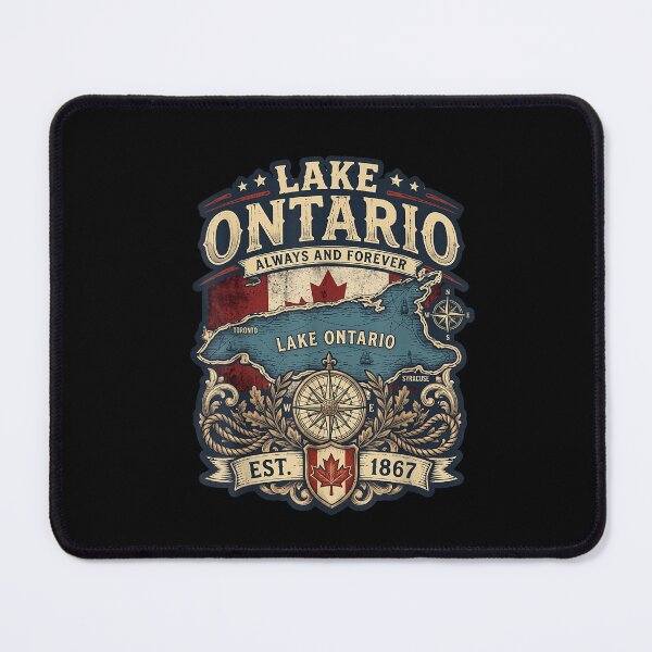Item preview, Lake Ontario Est 1867 Canadian Patriot Men Women Vintage designed and sold by NguboNorento.