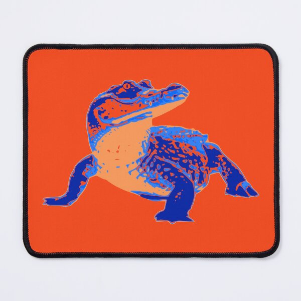 Item preview, Psychedelic Orange and Blue Gator with Head Up designed and sold by Karate Octopus.