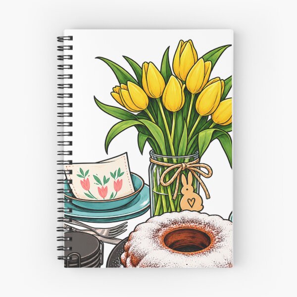 Item preview, No Easter Without Bundt Cake – Spring Holiday Kitchen Illustration designed and sold by NOVS·94.