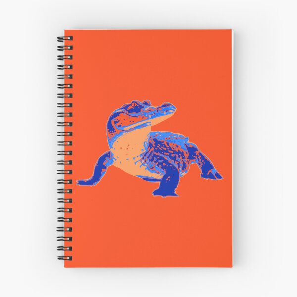Item preview, Psychedelic Orange and Blue Gator with Head Up designed and sold by Karate Octopus.