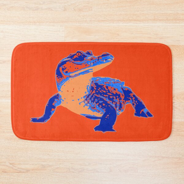 Item preview, Psychedelic Orange and Blue Gator with Head Up designed and sold by Karate Octopus.