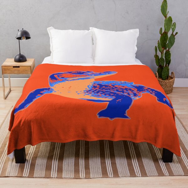 Item preview, Psychedelic Orange and Blue Gator with Head Up designed and sold by Karate Octopus.