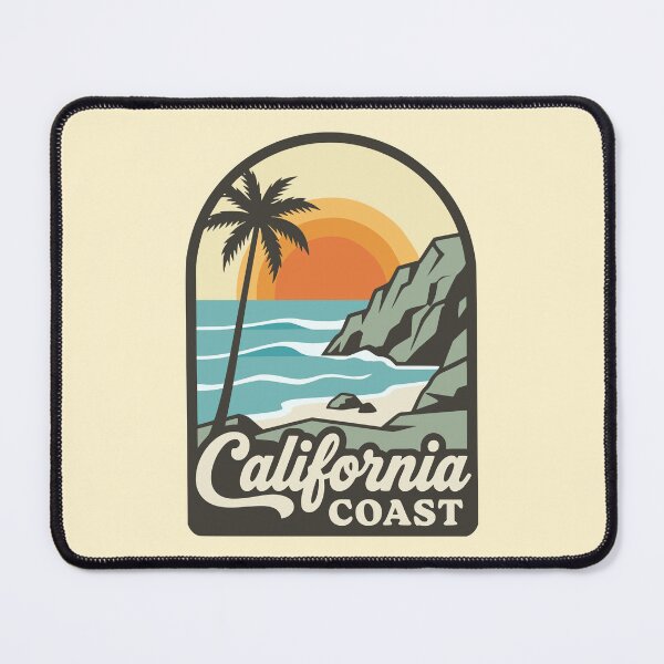 Item preview, California Coast Retro Badge  designed and sold by Travelpeak.