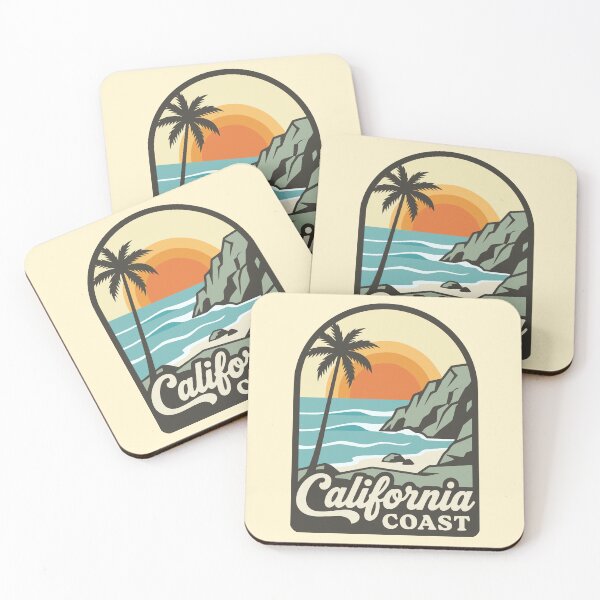 Item preview, California Coast Retro Badge  designed and sold by Travelpeak.
