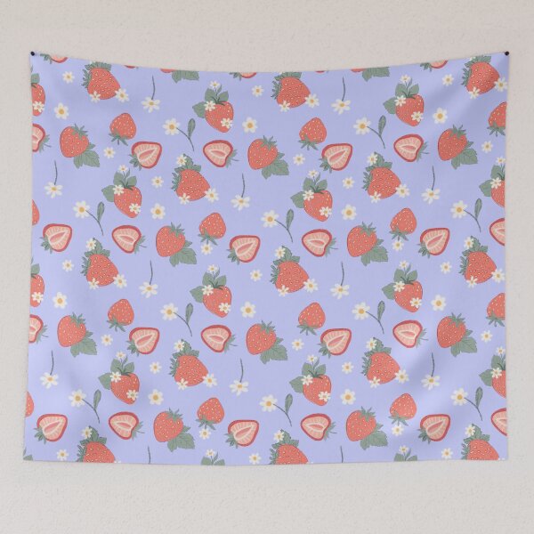 Item preview, Strawberry Fields — Seamless Pattern designed and sold by LaPolilladPapel.
