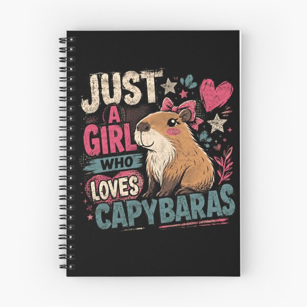 Item preview, Just A Girl Who Loves Capybaras Capybara Lover Animal Enthusiast Gift For Girls designed and sold by JonesFlora2025.