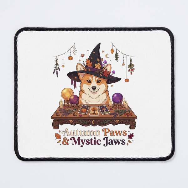 Item preview, Autumn Paws and Mystic Jaws Corgi designed and sold by pascualking.