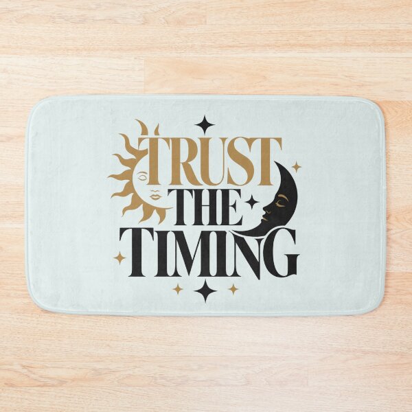 Item preview, Trust The Timing Spiritual Manifestation Quote designed and sold by CosmicQuietStudio.