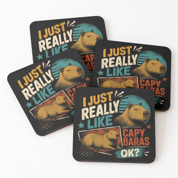 Item preview, I Just Really Like Capy Baras Ok? Capybara Lover Animal Fan designed and sold by JonesFlora2025.