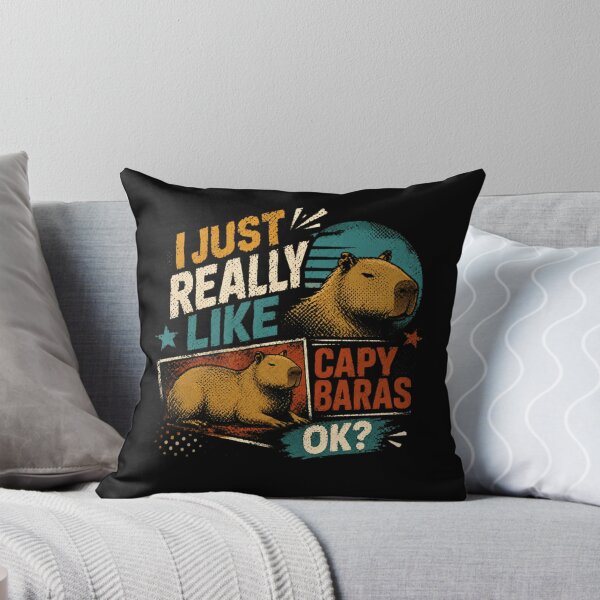Item preview, I Just Really Like Capy Baras Ok? Capybara Lover Animal Fan designed and sold by JonesFlora2025.